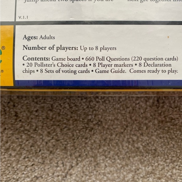 New Sealed Complete The Poll Game A Game Of Opinions Vintage 2000 Adult Game - Picture 5 of 6